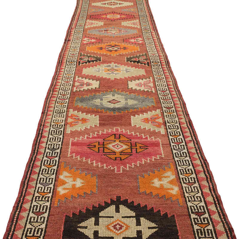 Alfombra Vintage de pasillo - 85 cm x 386 cm - K0075024