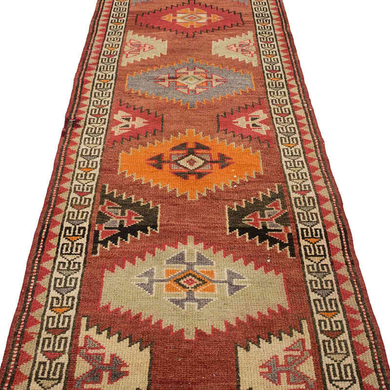 Alfombra Vintage de pasillo - 85 cm x 386 cm - K0075024