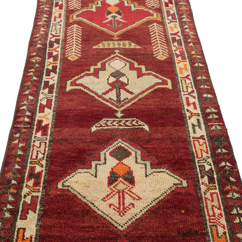 Alfombra Vintage de pasillo - 90 cm x 282 cm - K0075026