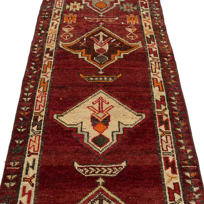 Alfombra Vintage de pasillo - 90 cm x 282 cm - K0075026