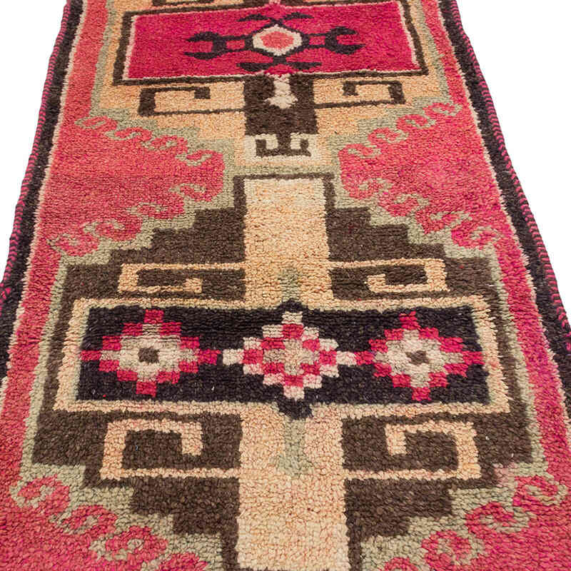 Vintage Tribal Runner Rug - 3' 4" x 10'  (40" x 120") - K0075034