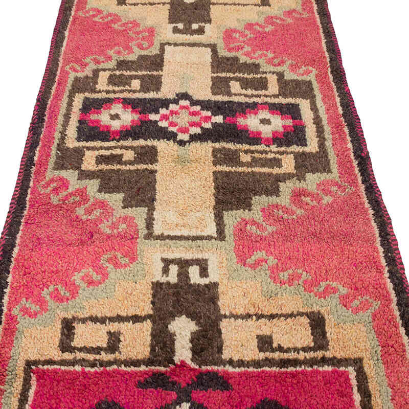 Vintage Tribal Runner Rug - 3' 4" x 10'  (40" x 120") - K0075034