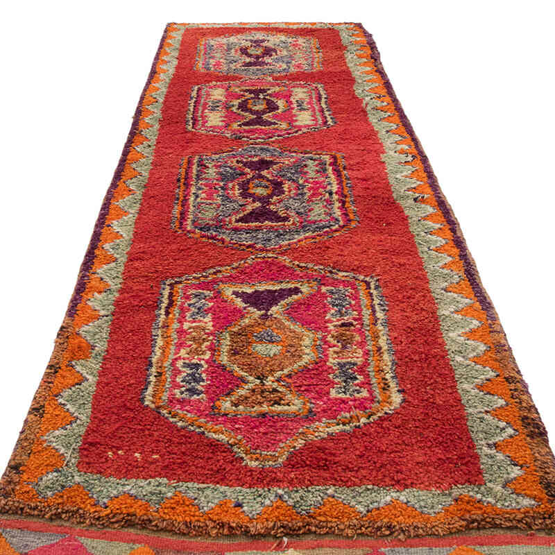 Alfombra Vintage de pasillo - 98 cm x 347 cm - K0075035