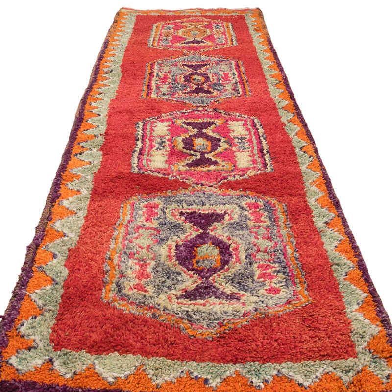 Alfombra Vintage de pasillo - 98 cm x 347 cm - K0075035