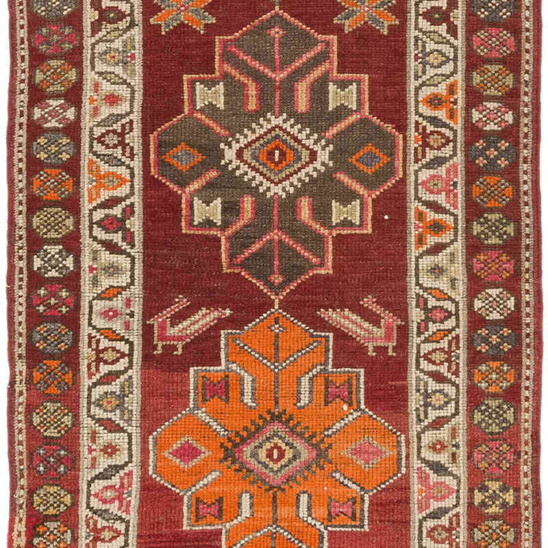 Vintage Anadolu Yolluk - 90 cm x 383 cm - K0075039