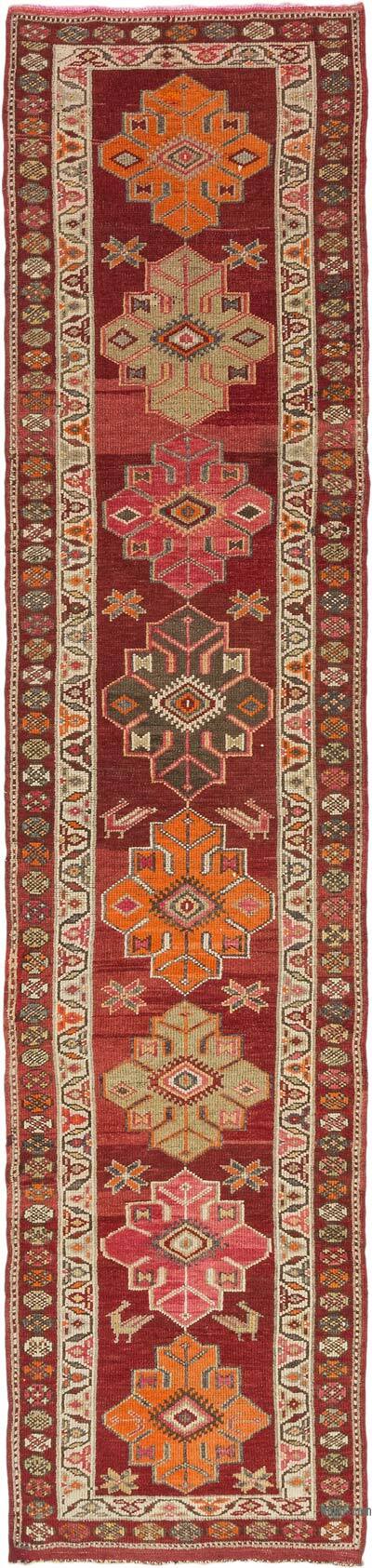 Alfombra Vintage de pasillo - 90 cm x 383 cm