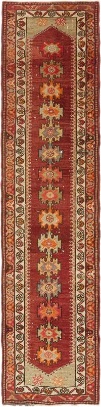 Vintage Anadolu Yolluk - 86 cm x 351 cm