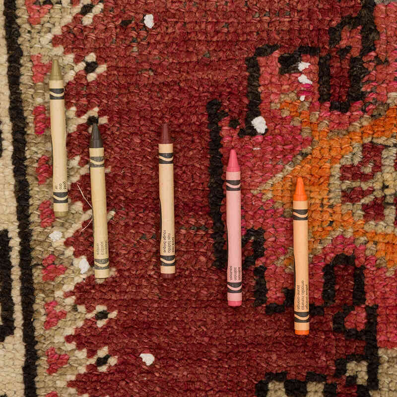 Vintage Tribal Runner Rug - 2' 10" x 11' 6" (34" x 138") - K0075041