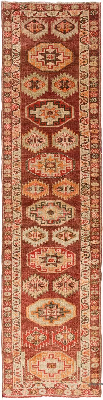 Vintage Anadolu Yolluk - 89 cm x 343 cm