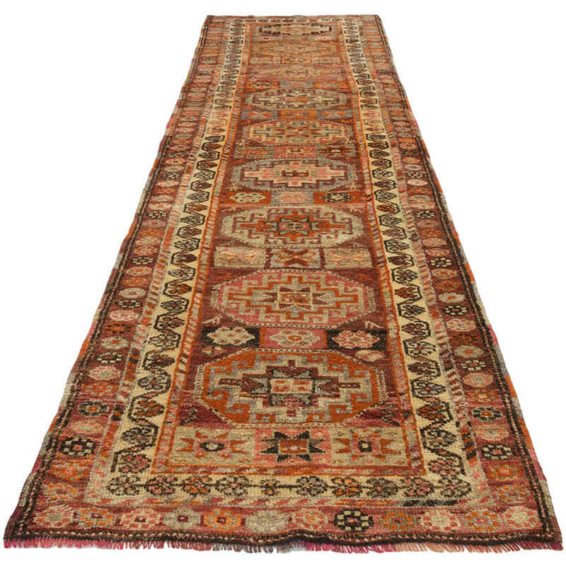 Alfombra Vintage de pasillo - 91 cm x 339 cm - K0075046