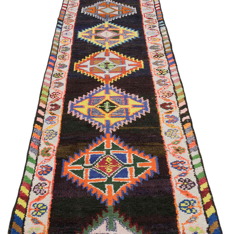 Alfombra Vintage de pasillo - 68 cm x 345 cm - K0075050