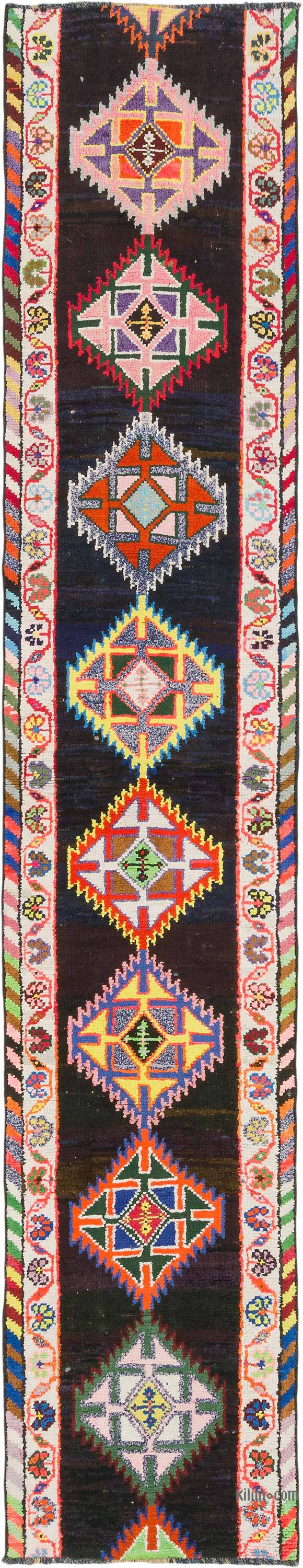 Alfombra Vintage de pasillo - 68 cm x 345 cm - K0075050