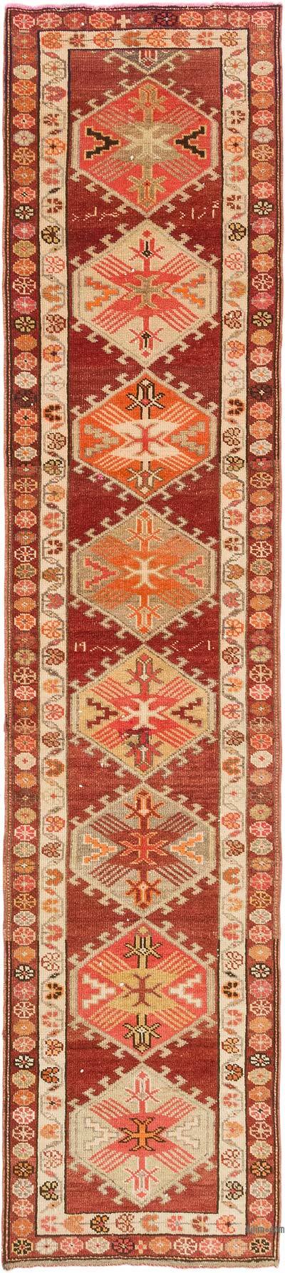 Vintage Anadolu Yolluk - 89 cm x 407 cm