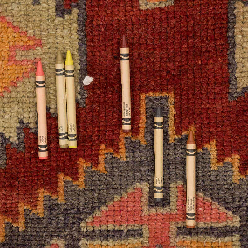 Vintage Tribal Runner Rug - 2' 11" x 11' 9" (35" x 141") - K0075053