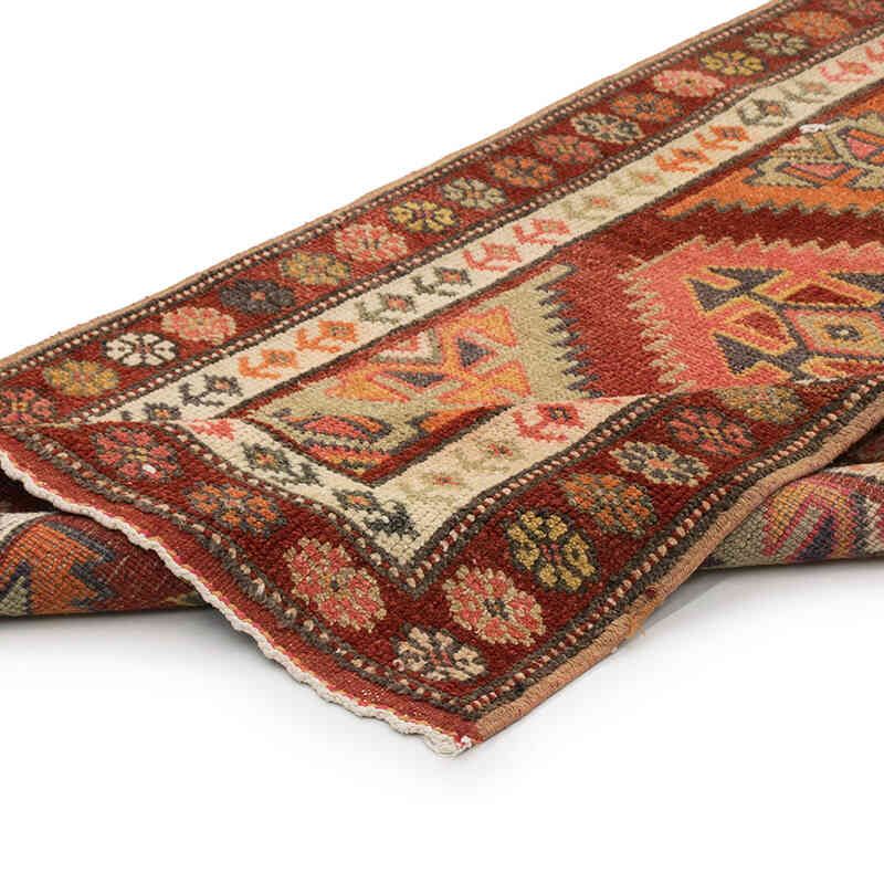 Vintage Tribal Runner Rug - 2' 11" x 11' 9" (35" x 141") - K0075053