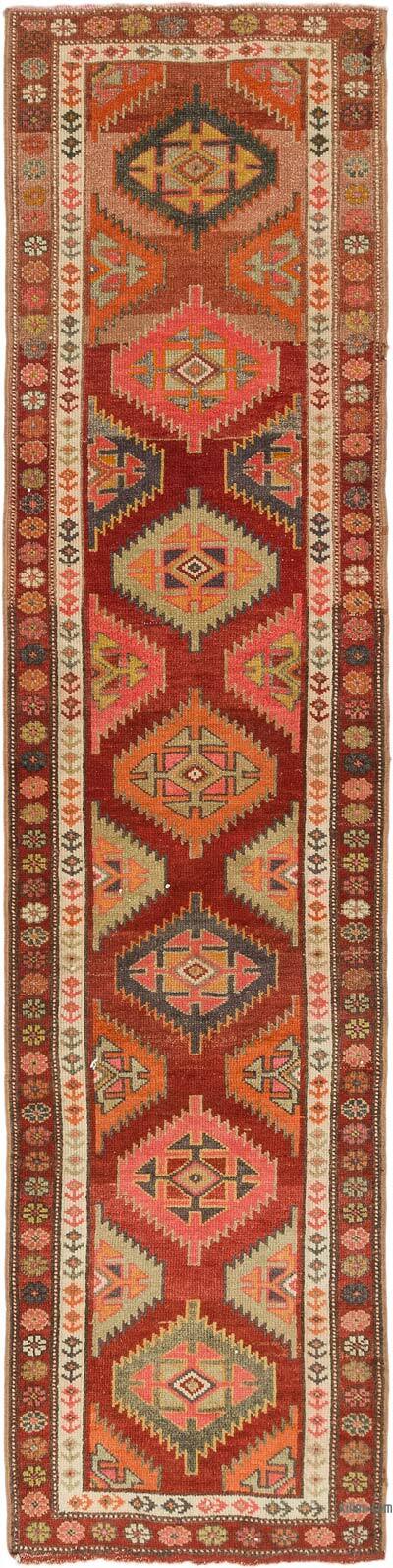 Vintage Anadolu Yolluk - 90 cm x 357 cm