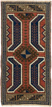 74×93 ViNTAGE TURKiSH RUG Vintage Turkish Hand-Knotted Rug - 1' 9