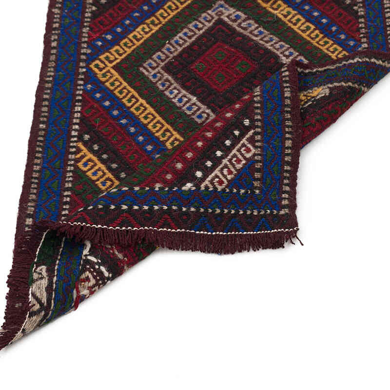 Vintage Anatolian Jijim Rug - 1' 8" x 3' 1" (20" x 37") - K0075063