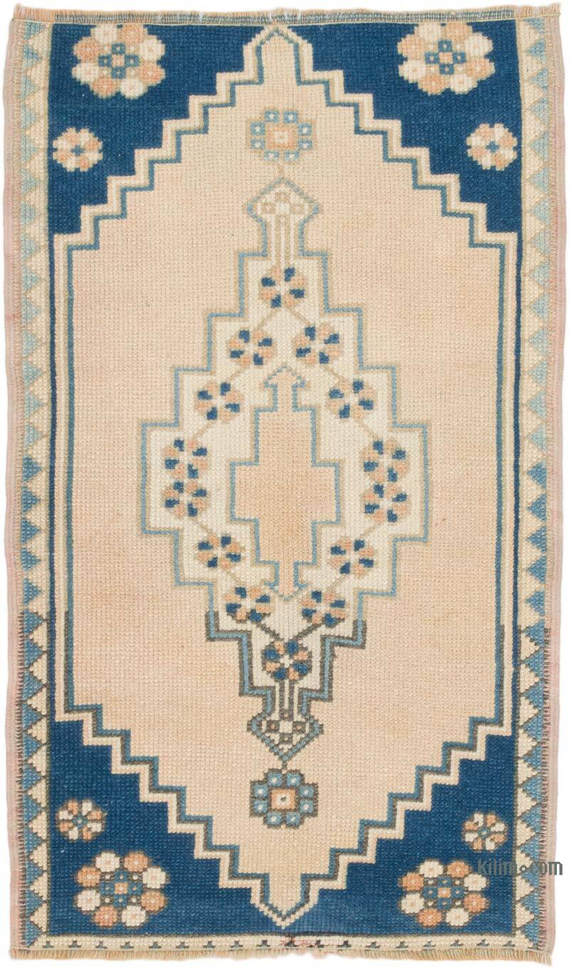 Vintage Turkish Hand-Knotted Rug - 2' 1" x 3' 6" (25" x 42") - K0075068