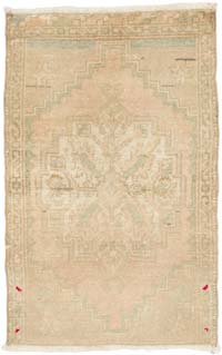 El Dokuma Vintage Halı - 56 cm x 88 cm