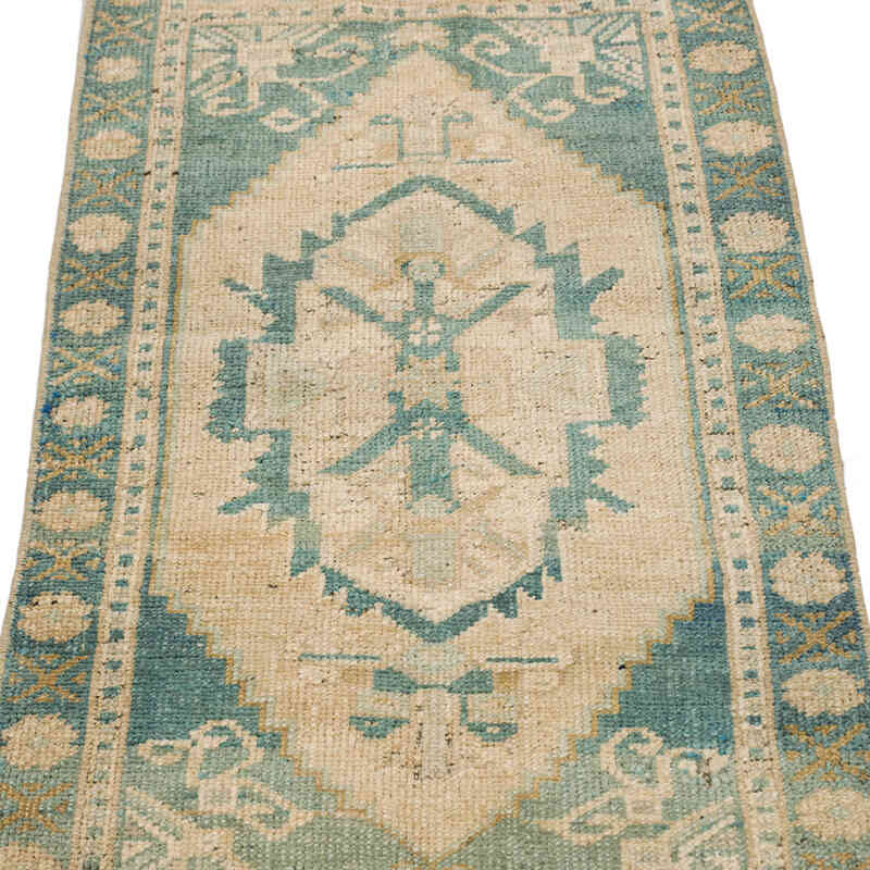 Vintage Turkish Hand-Knotted Rug - 1' 6" x 2' 11" (18" x 35") - K0075071