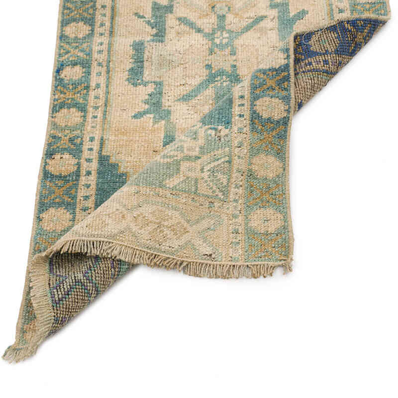 Vintage Turkish Hand-Knotted Rug - 1' 6" x 2' 11" (18" x 35") - K0075071
