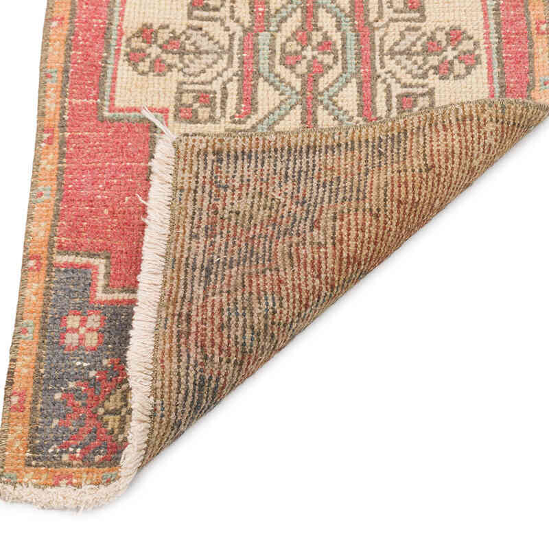 Vintage Turkish Hand-Knotted Rug - 1' 6" x 2' 9" (18" x 33") - K0075077