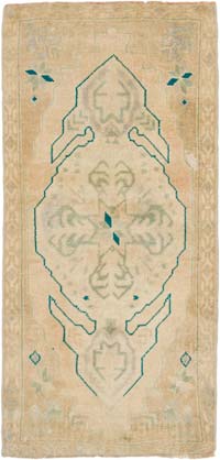 El Dokuma Vintage Halı - 59 cm x 125 cm