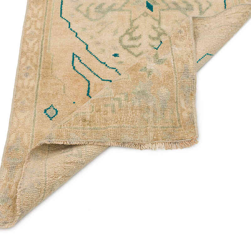 Alfombra Vintage Turca Anudada a Mano - 59 cm x 125 cm - K0075091