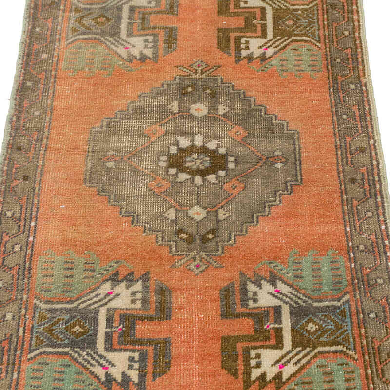 Vintage Turkish Hand-Knotted Rug - 1' 8" x 2' 11" (20" x 35") - K0075093