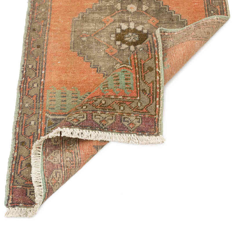 Vintage Turkish Hand-Knotted Rug - 1' 8" x 2' 11" (20" x 35") - K0075093