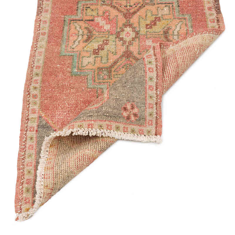 Alfombra Vintage Turca Anudada a Mano - 53 cm x 95 cm - K0075096
