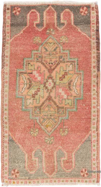 Alfombra Vintage Turca Anudada a Mano - 53 cm x 95 cm