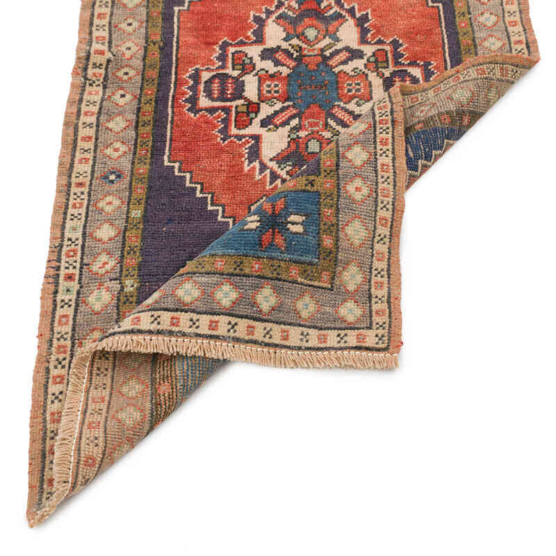 Vintage Turkish Hand-Knotted Rug - 1' 10" x 3' 5" (22" x 41") - K0075097