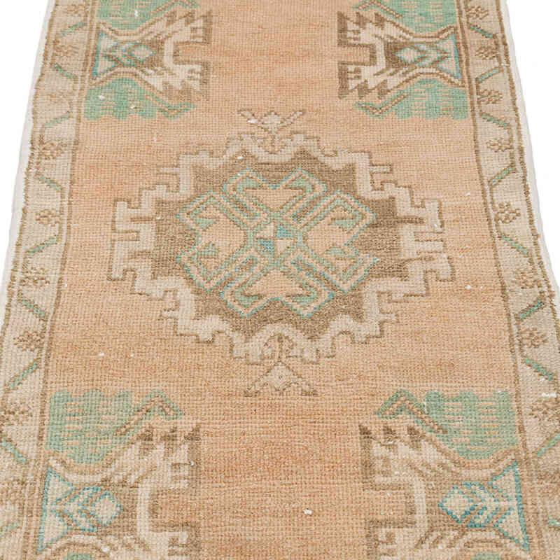 Alfombra Vintage Turca Anudada a Mano - 53 cm x 90 cm - K0075104