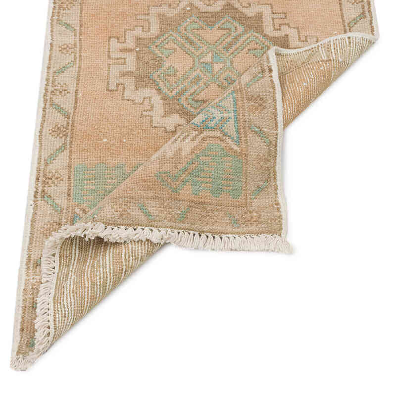 Alfombra Vintage Turca Anudada a Mano - 53 cm x 90 cm - K0075104
