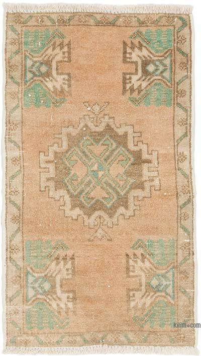Alfombra Vintage Turca Anudada a Mano - 53 cm x 90 cm