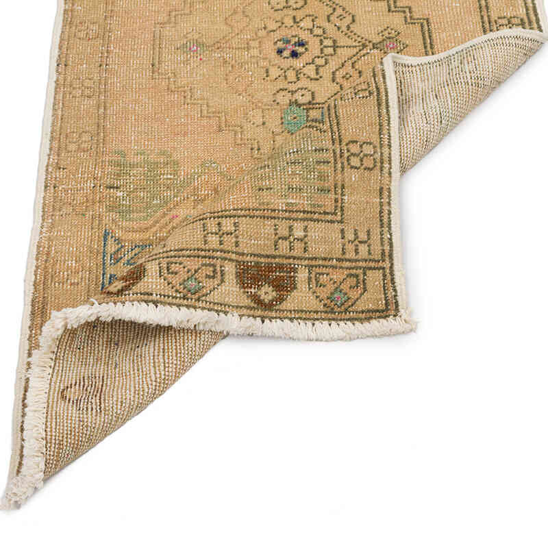 El Dokuma Vintage Halı - 53 cm x 104 cm - K0075106