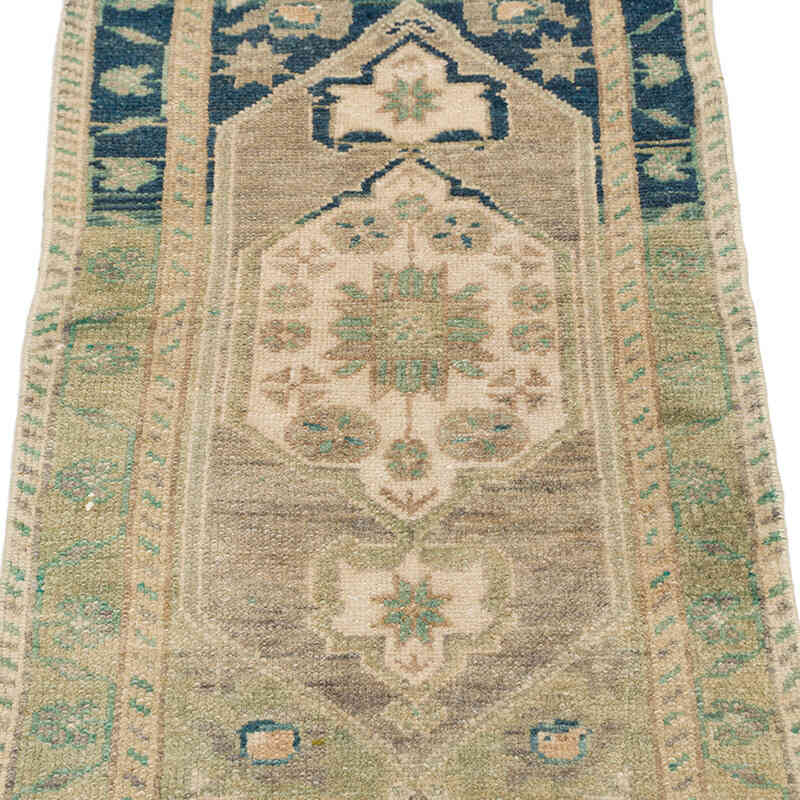 Vintage Turkish Hand-Knotted Rug - 1' 7" x 2' 6" (19" x 30") - K0075107