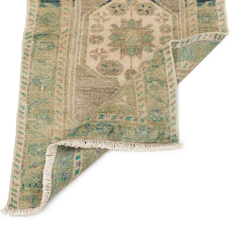 Vintage Turkish Hand-Knotted Rug - 1' 7" x 2' 6" (19" x 30") - K0075107