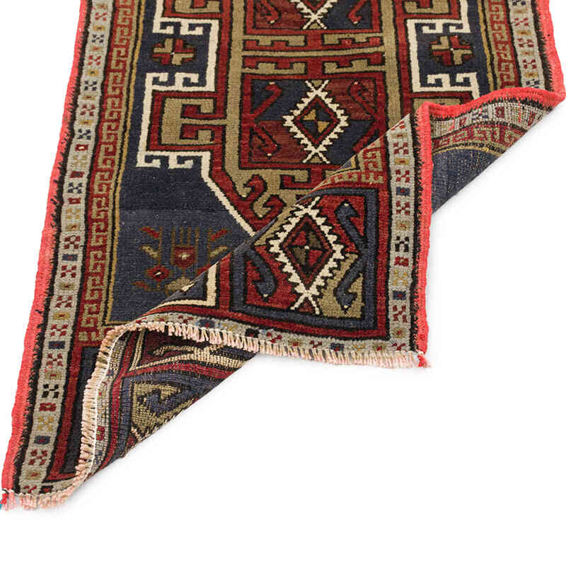 Vintage Turkish Hand-Knotted Rug - 1' 9" x 3' 9" (21" x 45") - K0075113