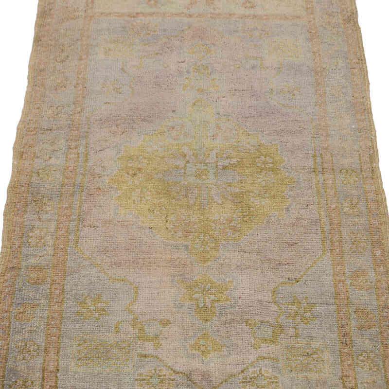 Vintage Turkish Hand-Knotted Rug - 1' 8" x 3' 4" (20" x 40") - K0075123