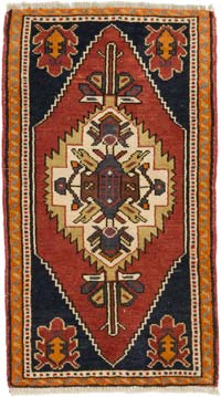 El Dokuma Vintage Halı - 49 cm x 86 cm