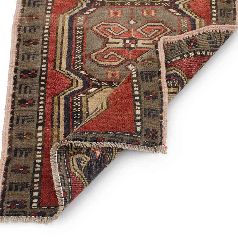 Vintage Turkish Hand-Knotted Rug - 1' 10" x 3'  (22" x 36") - K0075141