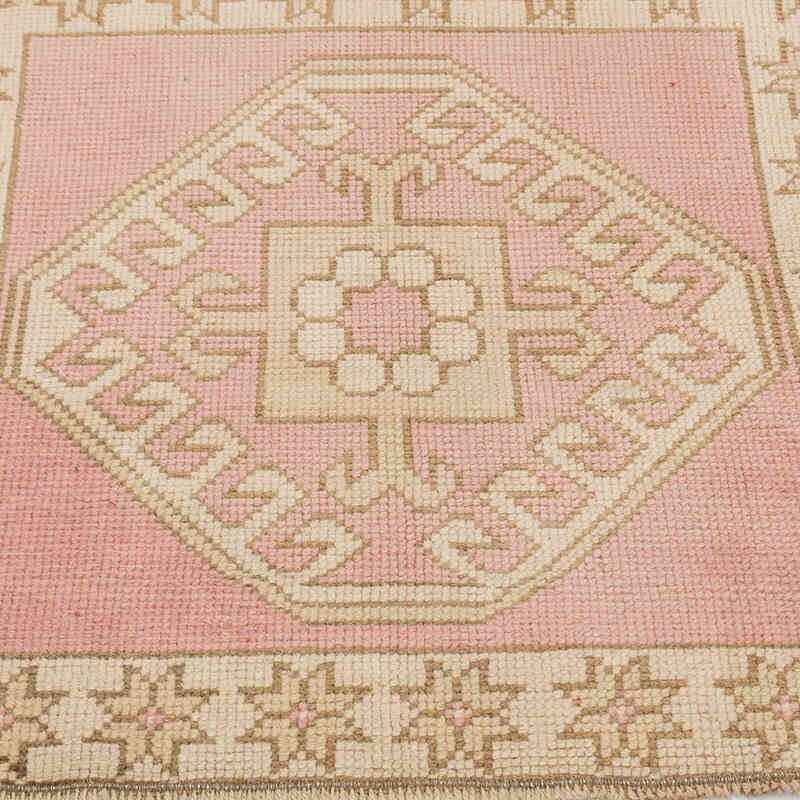 Vintage Turkish Hand-Knotted Rug - 2' 7" x 2' 6" (31" x 30") - K0075143