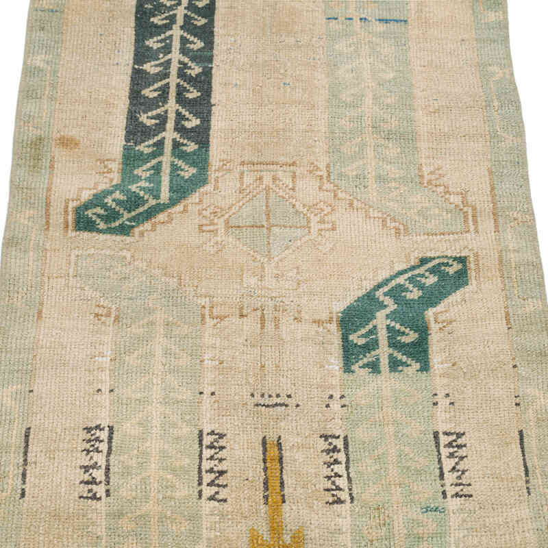 Vintage Turkish Hand-Knotted Rug - 1' 8" x 2' 10" (20" x 34") - K0075145