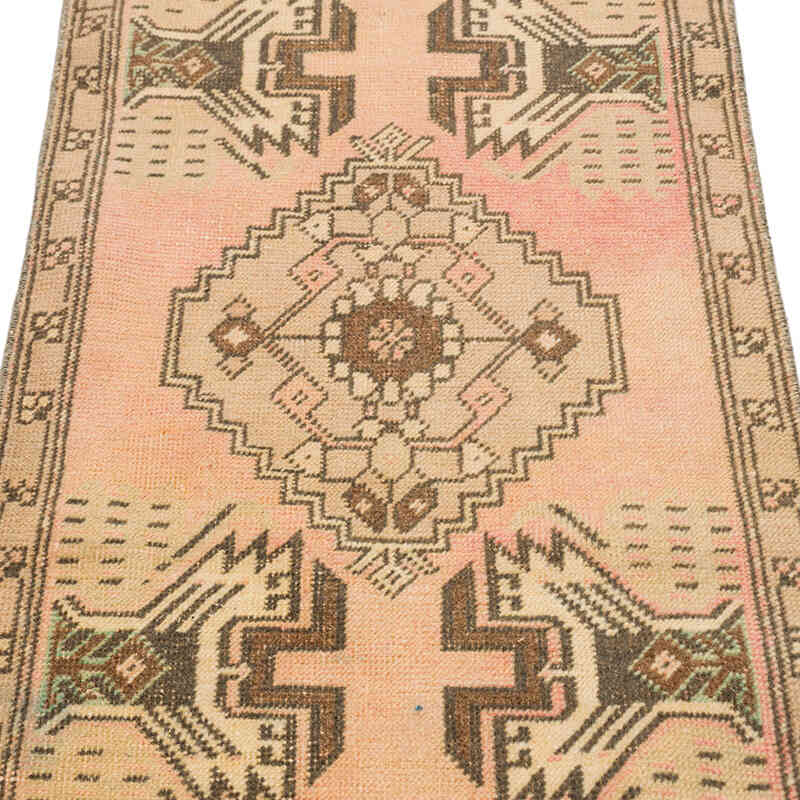 Vintage Turkish Hand-Knotted Rug - 1' 9" x 3' 7" (21" x 43") - K0075148