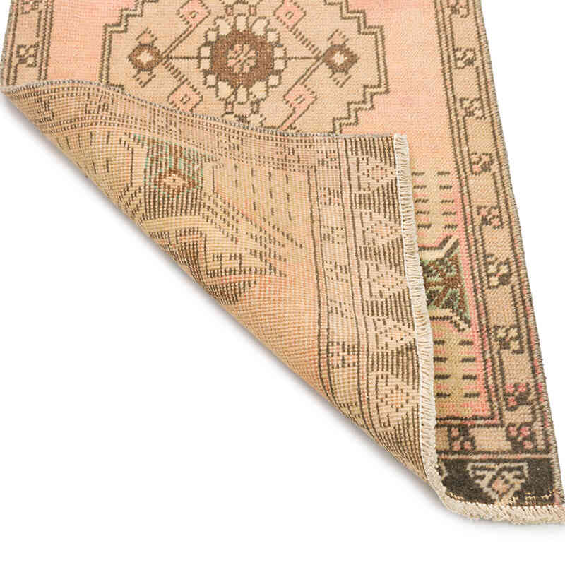 Vintage Turkish Hand-Knotted Rug - 1' 9" x 3' 7" (21" x 43") - K0075148
