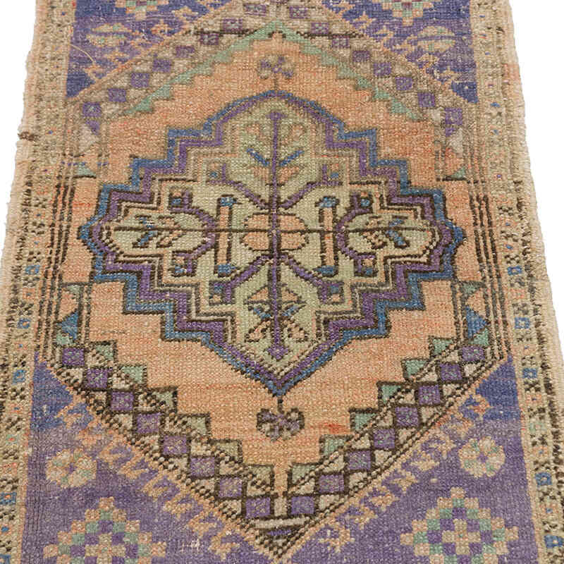 Alfombra Vintage Turca Anudada a Mano - 50 cm x 84 cm - K0075153