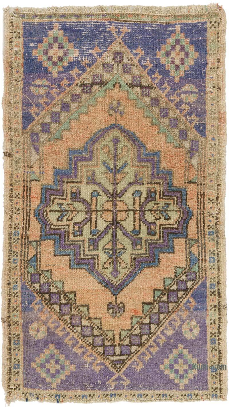 Alfombra Vintage Turca Anudada a Mano - 50 cm x 84 cm - K0075153